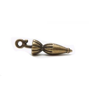 Zawieszka metalowa Charms ScrapBerry's Parasol Brąz, 25mm